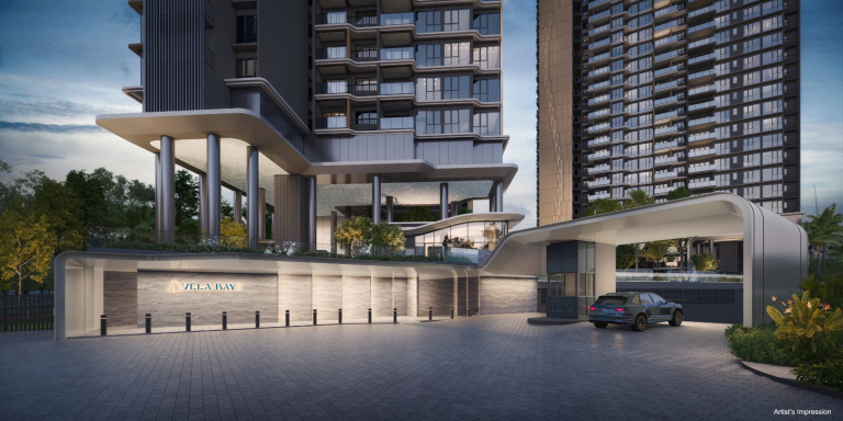 Velabay at Bayshore Main Entrance